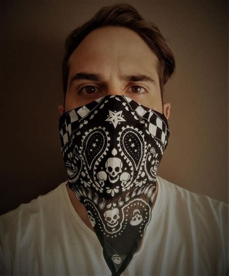 Bandana Face Mask The Only Complete Face Mask With Paisley Etsy In