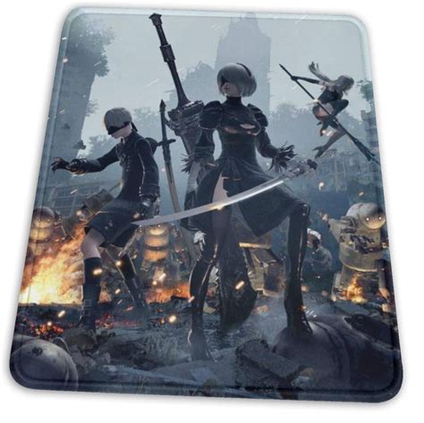 Game Beauty Sexy Nier Automata 2b Mouse Pad With Stitched Edge Premium Textured