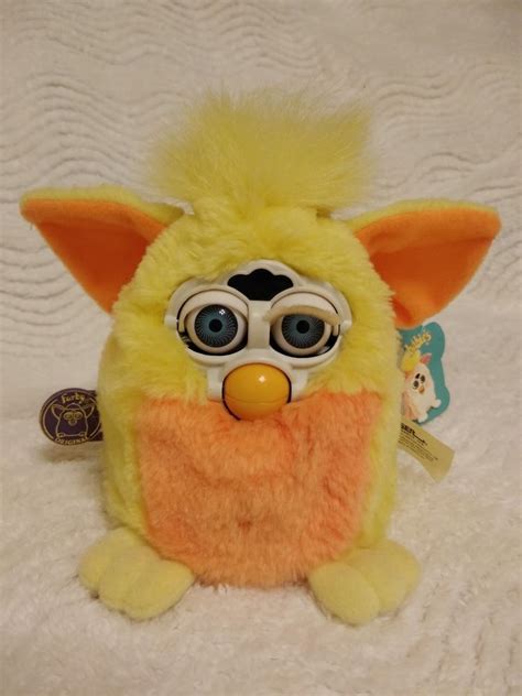 Details About Vintage 1999 Tiger Electronics Furby Babies Yellow