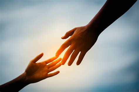 Hand To Hand Holding Connect Relationship Stock Photo Download Image