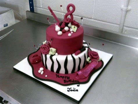 49 best 18th birthday cake for girls images fondant cakes. Tiered 18th Birthday Cake - Truly Scrumptious | Designer ...