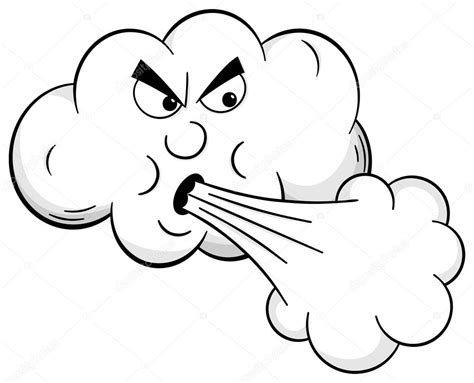 Nube enojada soplando viento una imagen de una nube enojada que. Dibujos: del viento | dibujos animados nube sopla viento ...
