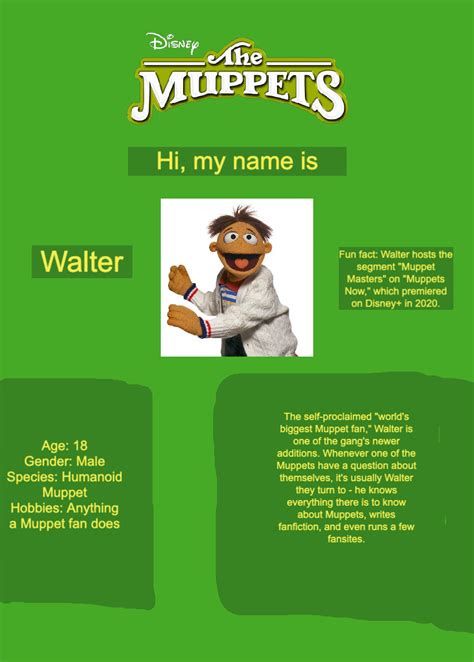 Artstation Meet The Muppets Walter
