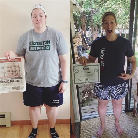 Allies Motivation 140 Pound Weight Loss Transformation From Crossfit
