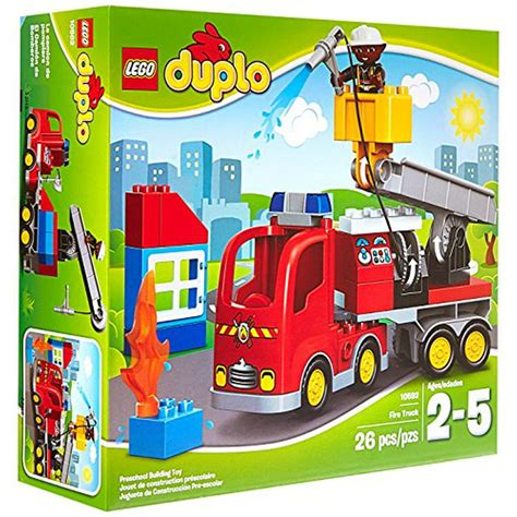 Lego Duplo Town Fire Truck 10592 Buildable Toy For 3 Year Olds