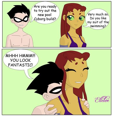 Pin On Teen Titans Robin And Starfire