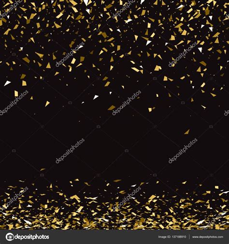Abstract Gold Glitter Splatter Background For The Card Invitation