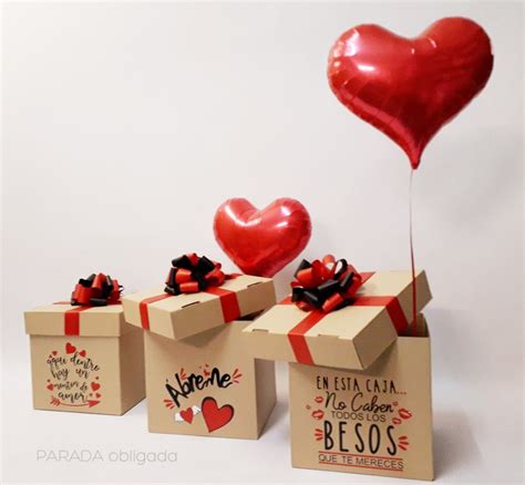 Caja corazón para regalo de San Valentín