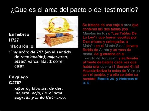 El Arca Del Pacto O Del Testimonio