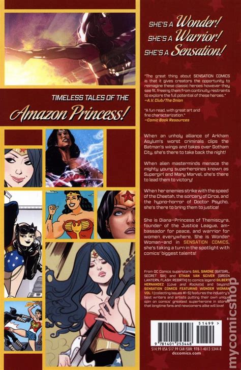 Sensation Comics Featuring Wonder Woman Tpb 2015 2016 Dc Comic Books