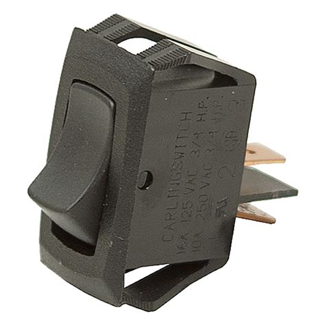 SPST 16 Amp Carling Rocker Switch RA901RBB0N | Toggle Switches ...