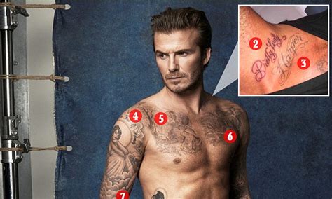 David Beckhams 40 Tattoos And The Special Meaning Behind Each Design