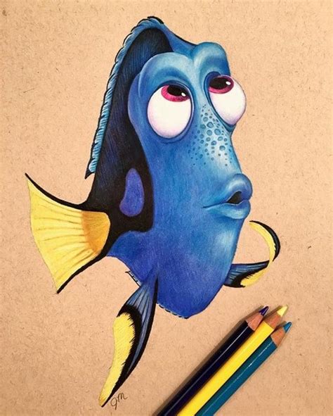 40 Creative And Simple Color Pencil Drawings Ideas Disney Character