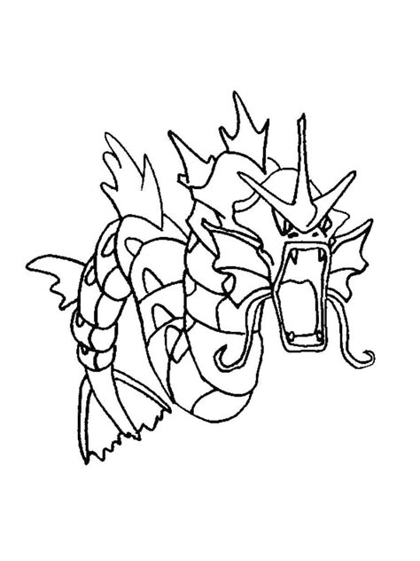 Gyarados Pokemon Coloring Page Leaonasonni 12180 The Best Porn Website