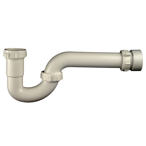 Add 3 ribs from measurement in case recutting is required. Universal Drain PVC P-Trap