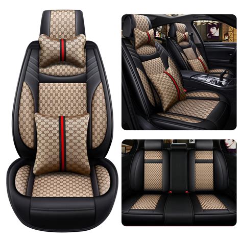 2008 honda accord beige seat covers. 11× 5-Seats Car Seat Covers For Toyota RAV4 Camry Corolla ...