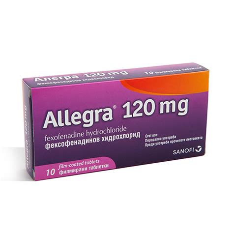 Allegra Tabl 120 Mg X 10 Making Health Happen