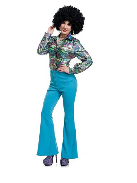 adult 70 s disco pants blue costume disco pants disco costume 70s women