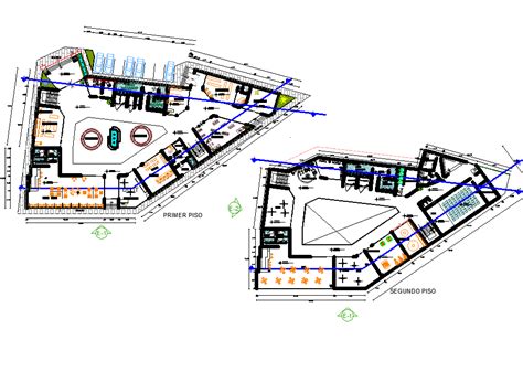 Located in bayan lepas, it was opened to the public in 2006. Strip mall center plan autoacd file - Cadbull