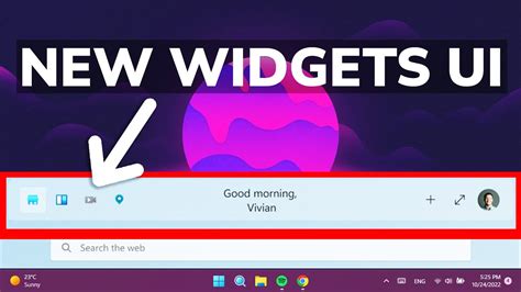 How To Enable New Widgets Ui In Windows 11 25227 Youtube