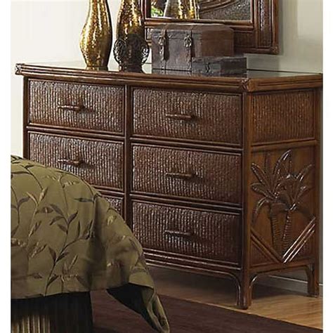 Check spelling or type a new query. Pelican Reef Havana Palm 6 Drawer Dresser | Wicker bedroom ...