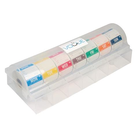 Vogue Dissolvable Colour Coded Food Labels With 2 Dispenser Gh475 Buy Online At Nisbets