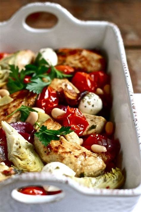 Mediterranean Baked Chicken A Simple Baked Chicken Dish Packed With