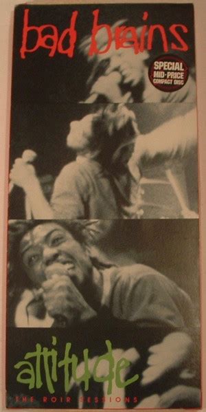 Bad Brains Attitude • The Roir Sessions 1989 Longbox Cd Discogs