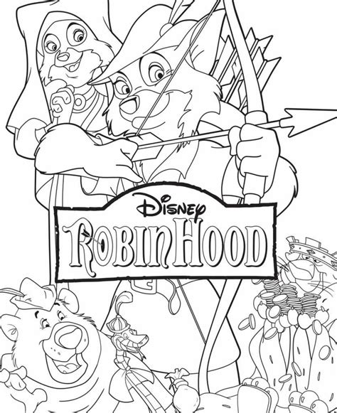 Desenho Do Robin Hood Para Colorir E Imprimir
