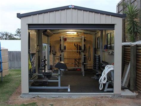 Amazing Garage Gym Idea Turns Shed Into A Home Gym With Ropes Exercise