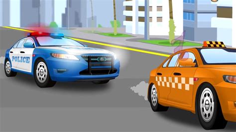 Les véhicules de police ont des noms différents tandis que gta iv a deux modèles de véhicules de police: Voiture de police - Dessins animés pour bébés - Partie 3 - YouTube