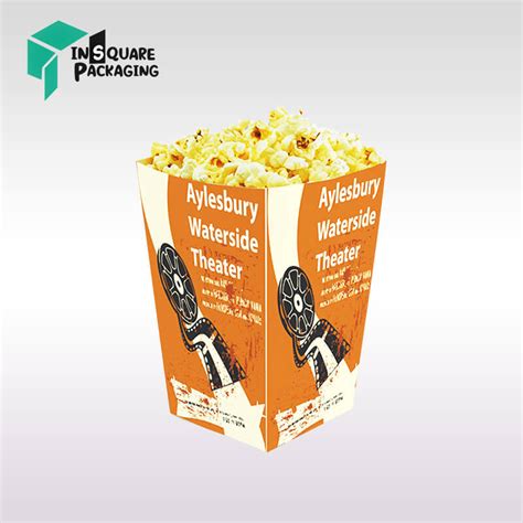 Custom Popcorn Boxes In Square Packaging