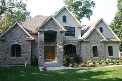 Stone Exterior Siding Cobble Stone Traditional Exterior Chicago