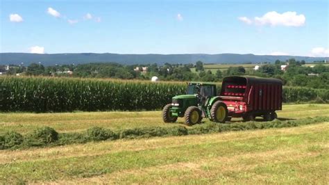 Chopping Hay Silage South Central Pennsylvania Youtube