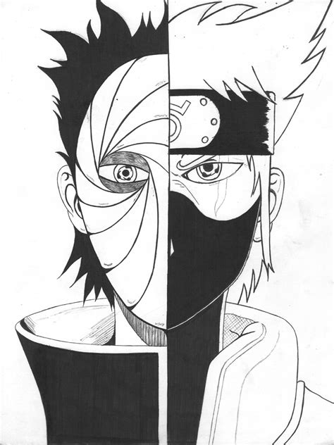 Naruto Drawing Pencil Sketch Colorful Realistic Art Images