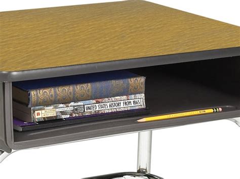 Adjustable Height Open Front School Desk Laminate Top Acd 1100