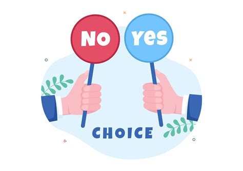 Make Your Choice Or Choose The Right Success Road Illustration In