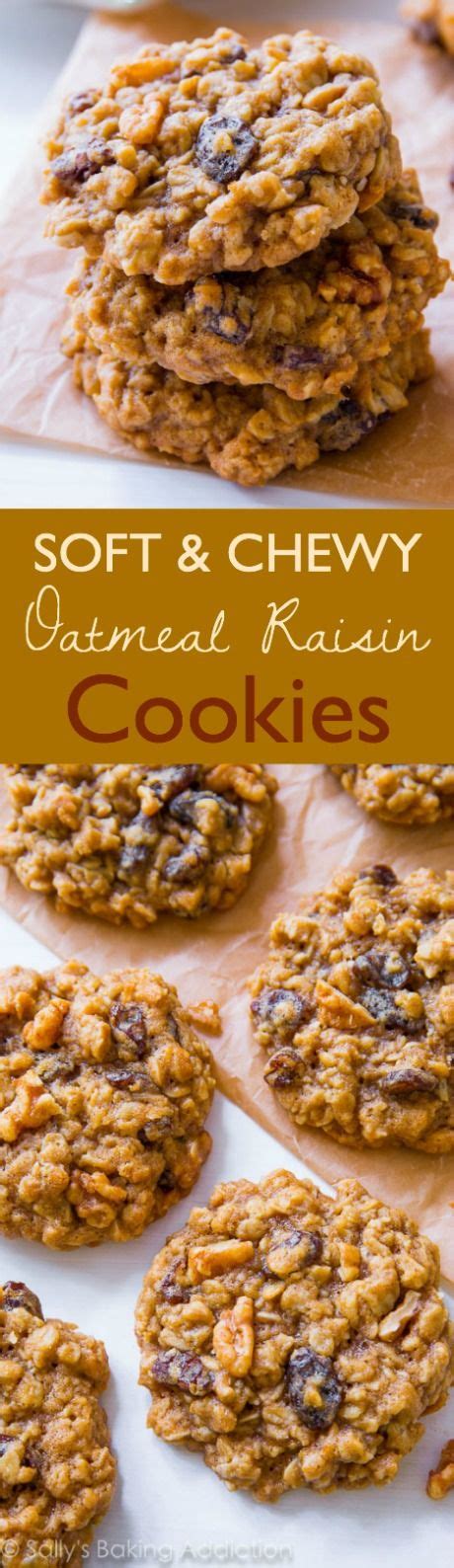 These cookies are easy to make and so delicious! Soft-Baked Oatmeal Raisin Cookies by sallysbakingaddiction ...