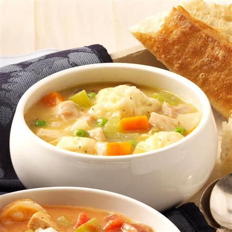 I have done some research on its origin, and it is vaguely. Grandma's Chicken 'n' Dumpling Soup Recipe | Taste of Home