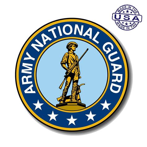 United States Army National Guard Seal Circle Magnet 5 Military
