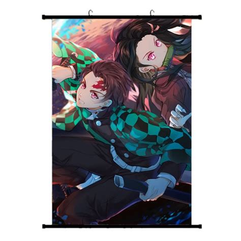 39 Demon Slayer Tanjiro Nezuko Metal Poster In 2020