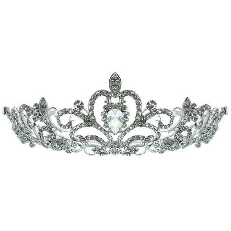 kate marie nene rhinestones crown tiara headband in 70 liked on polyvore featuring