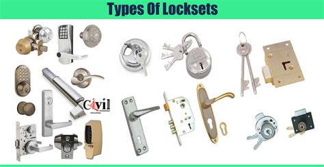 Types Of Locksets Engineering Discoveries