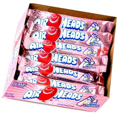 Airheads Pink Lemonade Taffy Candy Bars 36ct Box 799 Lemonade Party