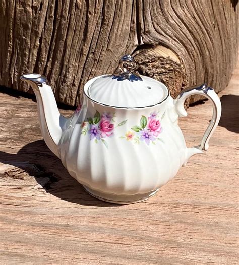 Vintage 1940s Sadler Mini Teapot Swirl Collectible Tea Pot Etsy Uk