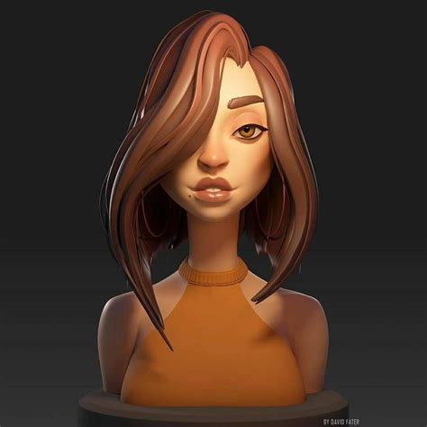 3d Art And Animation On Instagram Girl In Orange Made By Davidfater