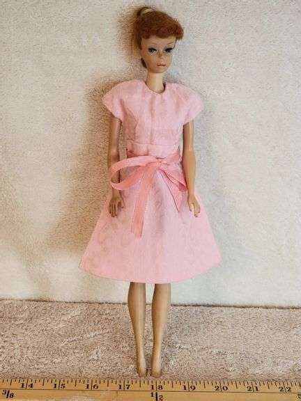 Vintage 1958 Barbie Doll W Bendable Legs Legacy Auction Company