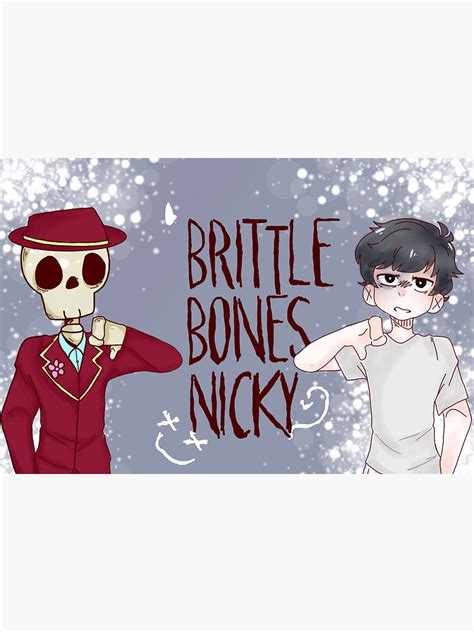 Brittle Bones Nicky Sticker For Sale By Bamazartz Redbubble