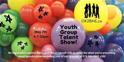 Ok2bme Youth Group Ages 12 14 Talent Show Ok2bme