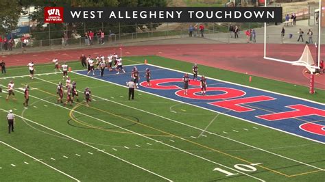 West Alleghenys First Touchdown Wa Football Vs Chartiers Valley